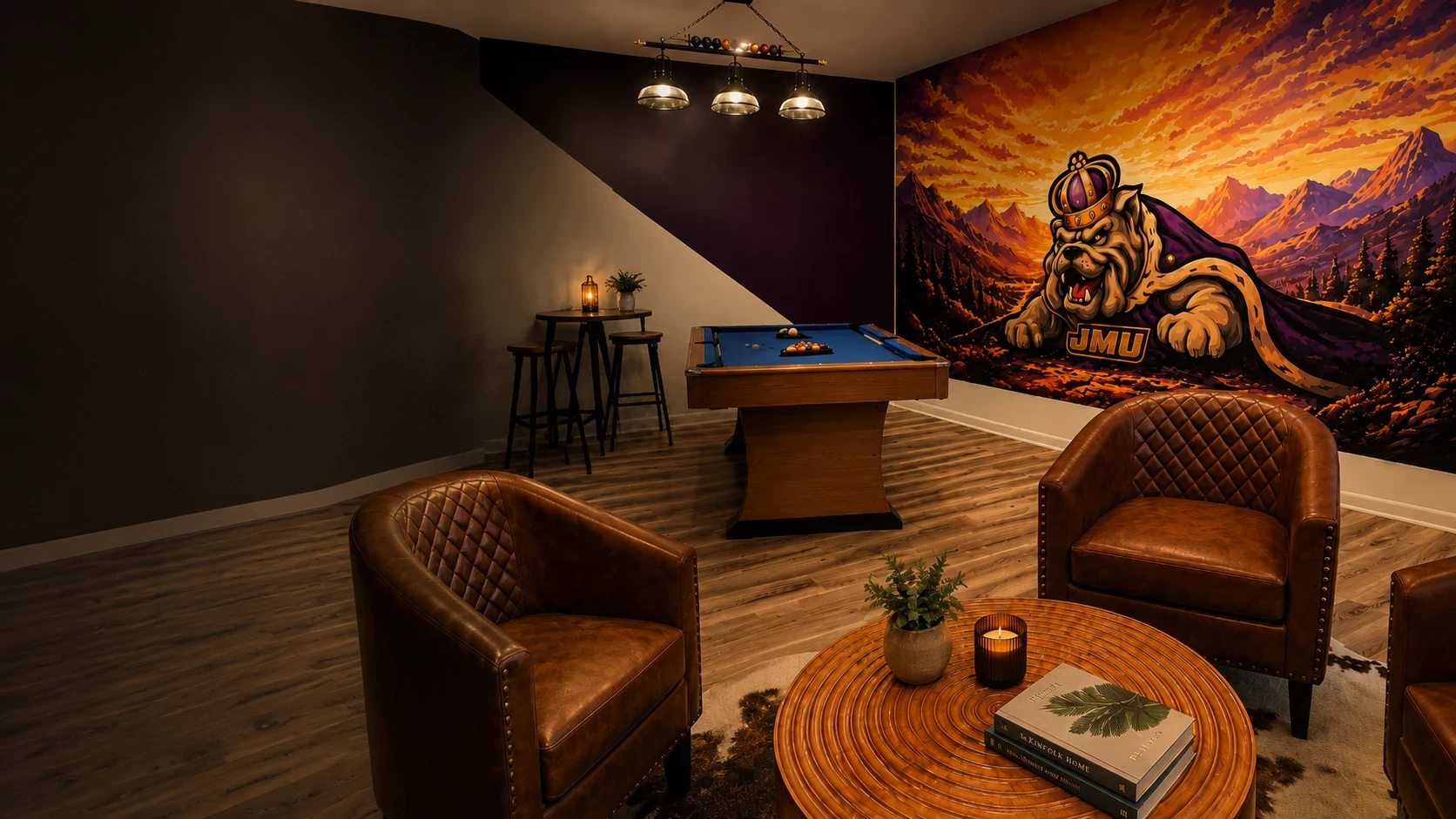Game room at Cedar Escape