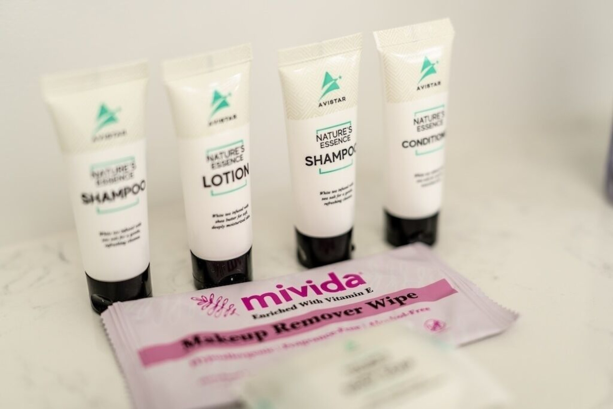 Bathroom toiletries provided for guests