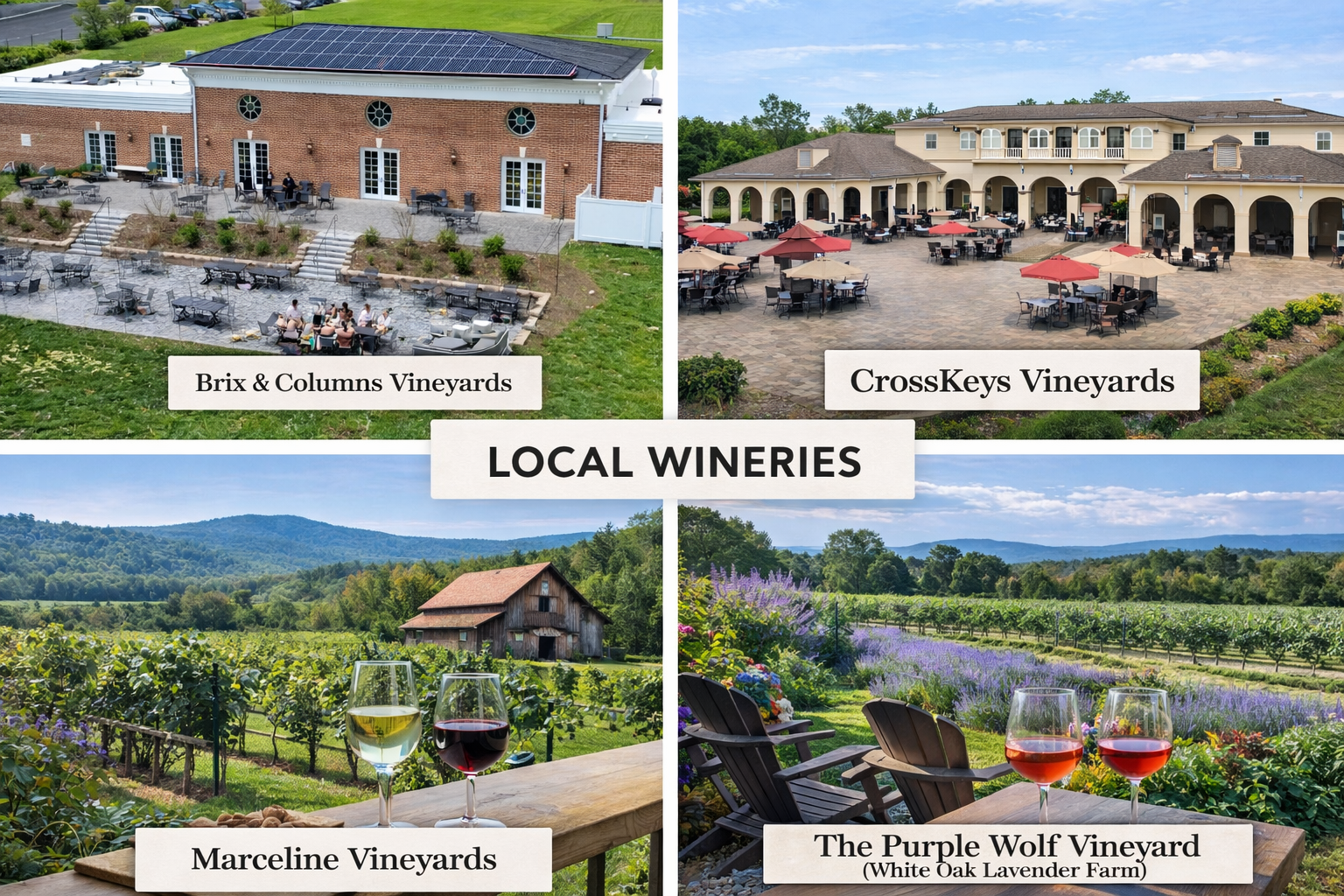 Wineries near Cedar Escape